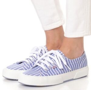 Superga striped sneakers sized 37 US women's 6.5 used